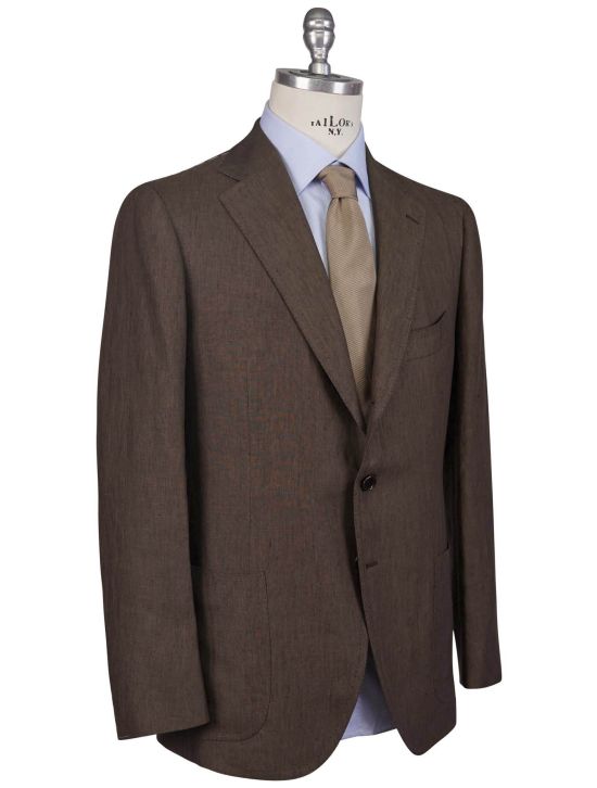 Cesare Attolini Cesare Attolini Brown Linen Suit Brown 001