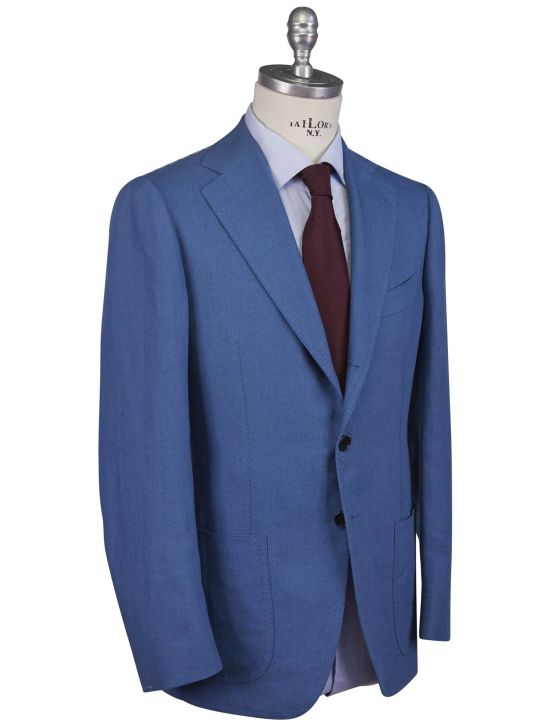 Cesare Attolini Cesare Attolini Light Blue Linen Suit Light Blue 001