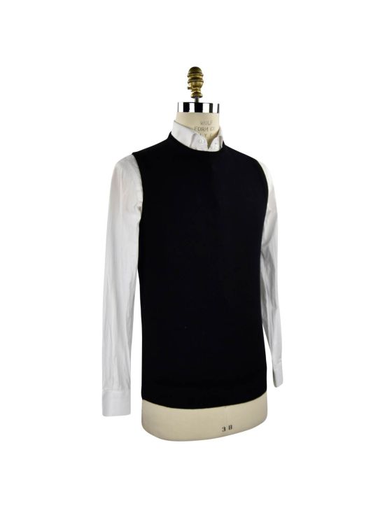 Barba Napoli BARBA NAPOLI Black Cashmere Wool Viscose Sweater Black 001