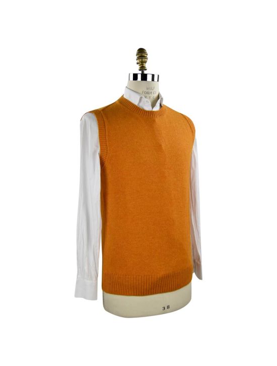 Barba Napoli BARBA NAPOLI Orange Virgin Wool Sweater Orange 001