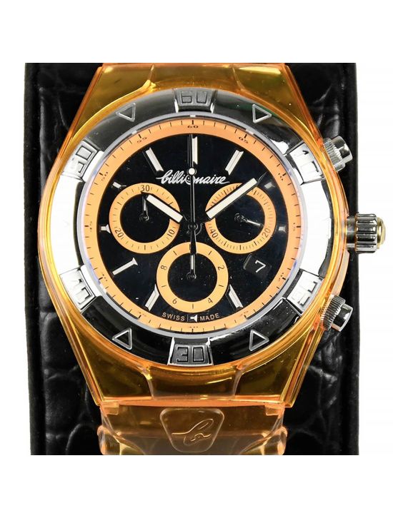 Billionaire Billionaire Orange Stainless Steel Pu Watches Special Edition Orange 001