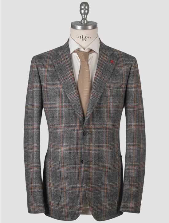 Isaia Isaia Multicolor Wool Blazer Multicolor 000