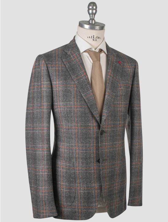 Isaia Isaia Multicolor Wool Blazer Multicolor 001