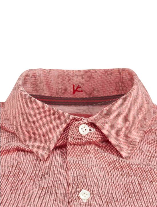 Isaia Isaia Pink Linen Shirt Pink 001