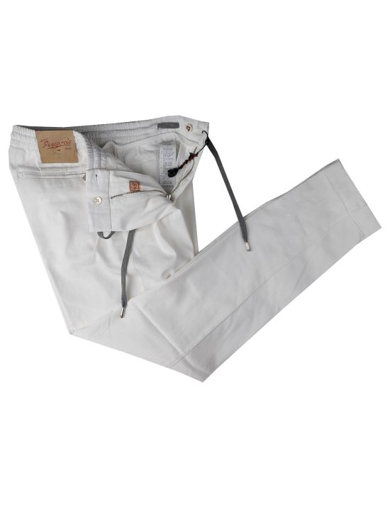 Marco Pescarolo Marco Pescarolo White Cotton Silk Cashmere Ea Pants White 001