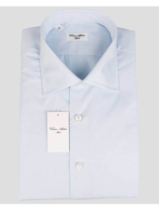 Cesare Attolini Cesare Attolini Light Blue Cotton Shirt Light Blue 000