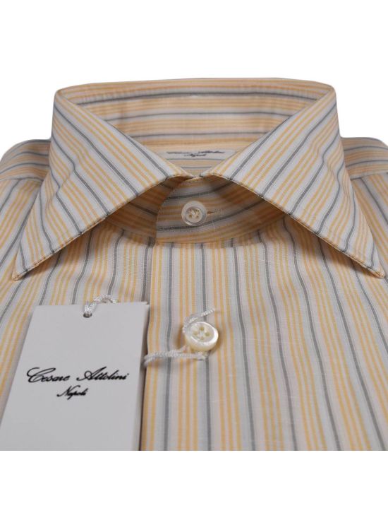 Cesare Attolini Cesare Attolini Multicolor Linen Cotton Shirt Multicolor 001