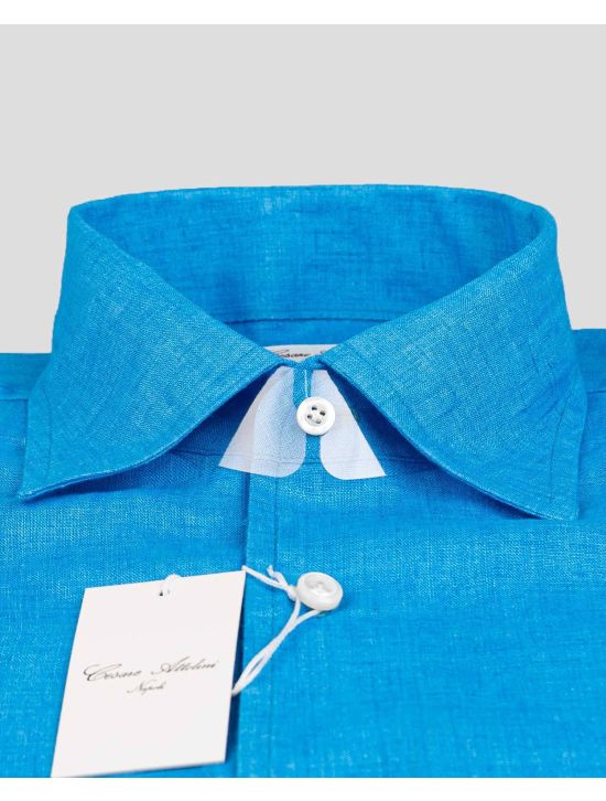 Cesare Attolini Cesare Attolini Blue Cotton Shirt Blue 001