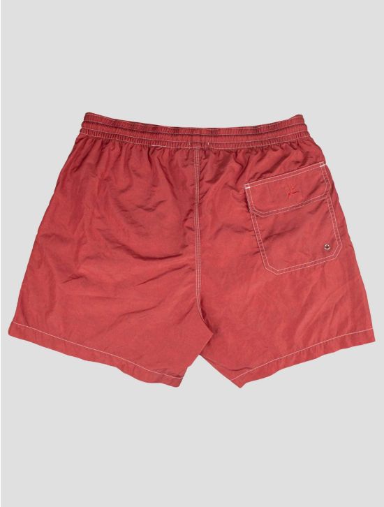 Isaia Isaia Red Pl Swim Trunks Red 001