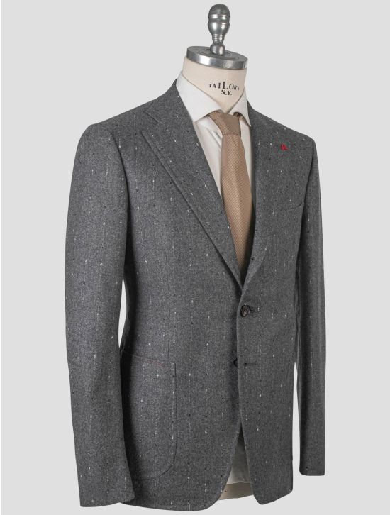 Isaia Isaia Gray Wool Cashmere Suit Gray 001