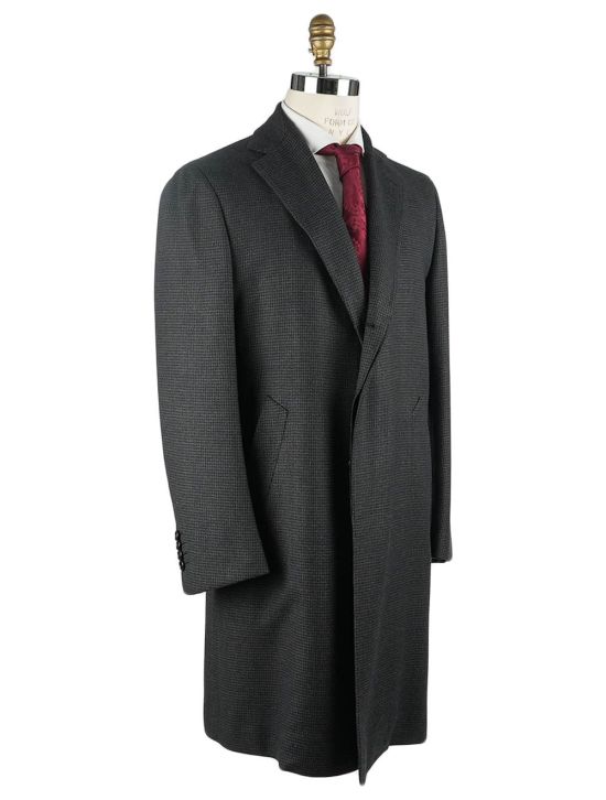 Cesare Attolini Cesare Attolini Gray Wool Overcoat Gray 001