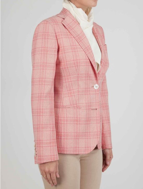 Kiton Kiton Pink Cashmere Blazer Pink 001