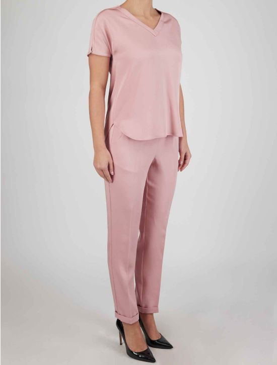 Kiton Kiton Pink Silk Ea Shirt + Pants Pink 001