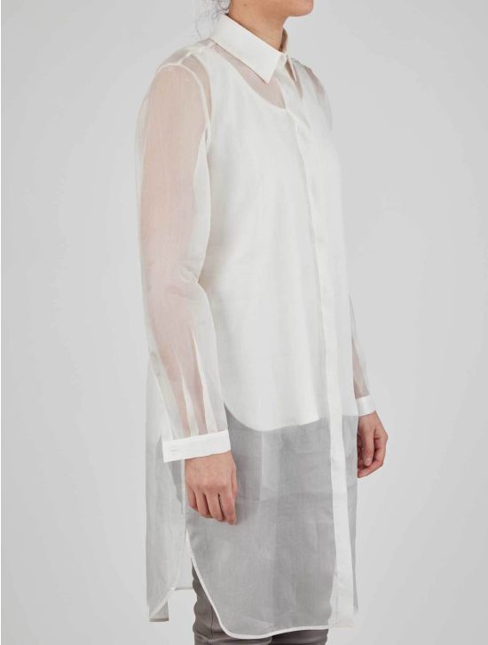 Kiton Kiton White Silk Shirt White 001