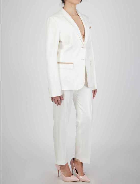 Kiton Kiton White Viscose Suit White 001