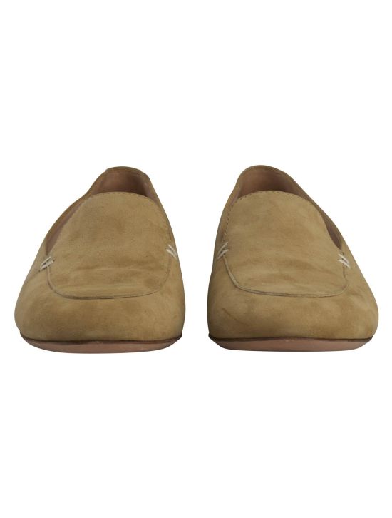 Kiton Kiton Beige Leather Suede Loafers Beige 001