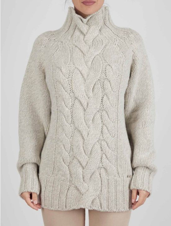 Kiton Kiton Gray Cashmere Sweater Turtleneck Gray 000