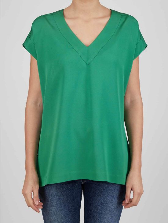 Kiton Kiton Green Silk Ea Shirt Green 000