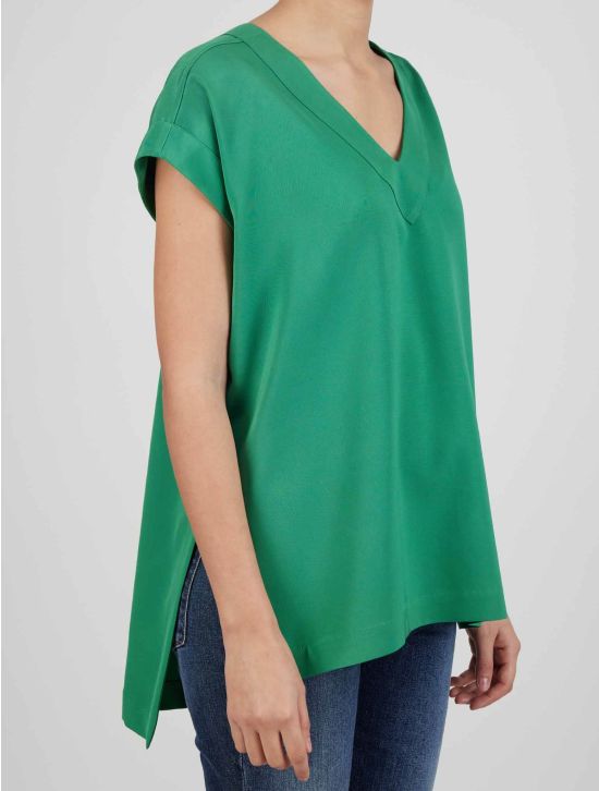 Kiton Kiton Green Silk Ea Shirt Green 001