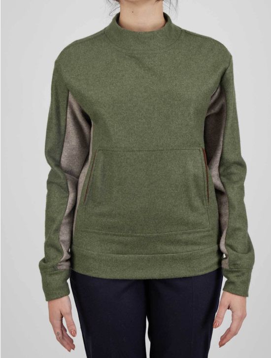 Kiton Kiton Green Cashmere Sweater Half-Neck Green 000