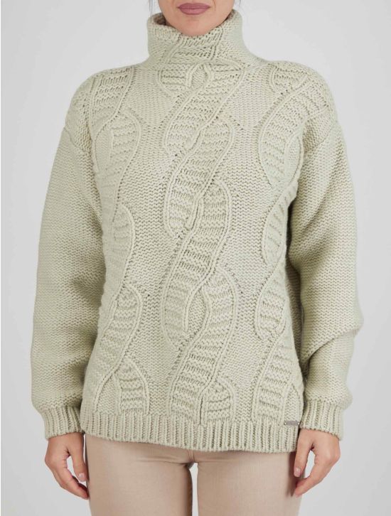 Kiton Kiton Green Cashmere Sweater Turtleneck Green 000