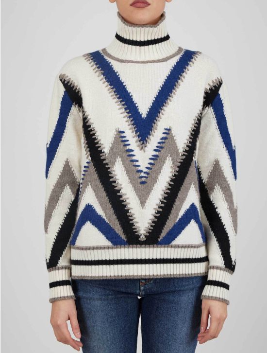 Kiton Kiton Multicolor Cashmere Sweater Turtleneck Multicolor 000