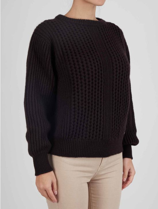 Kiton Kiton Brown Cashmere Silk Sweater Crewneck Brown 001