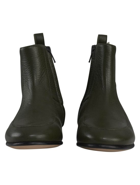 Kiton Kiton Brown Leather Boots Brown 001