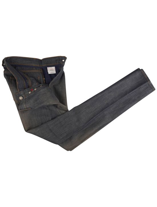 Isaia Isaia Gray Cotton Linen Jeans Gray 001