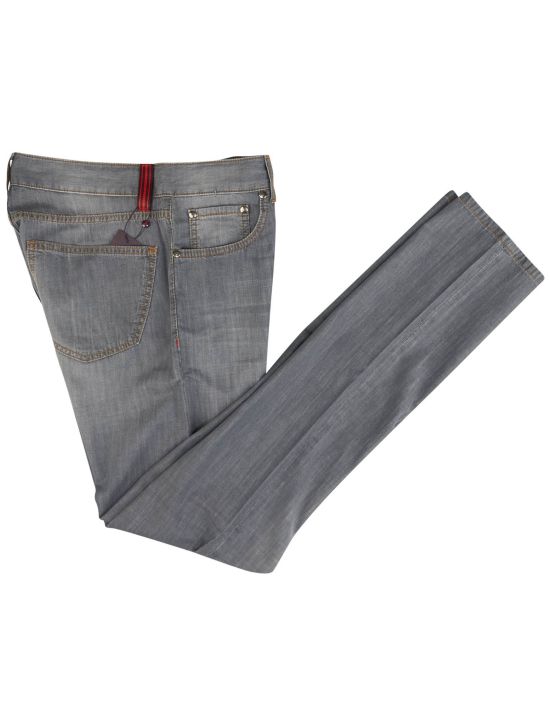 Isaia Isaia Gray Cotton Jeans Gray 000