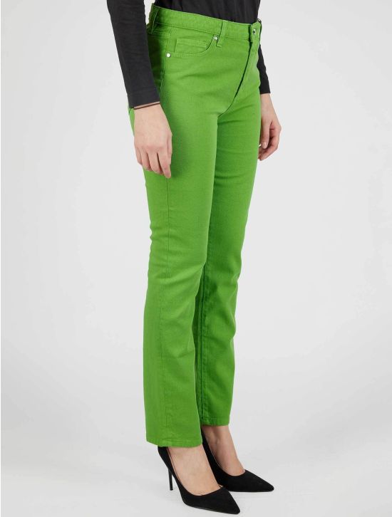Kiton Kiton Green Cotton Ea Jeans Green 001
