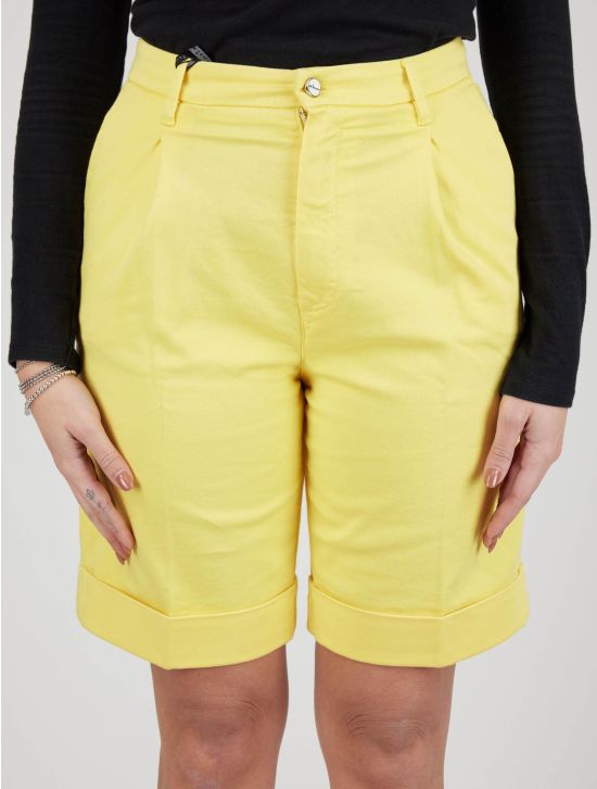 Kiton Kiton Yellow Cotton Ea Short Pants Yellow 000