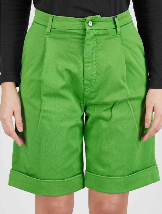Kiton Kiton Green Cotton Pl Ea Short Pant Green 000