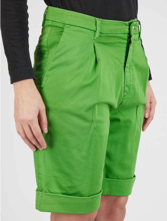 Kiton Kiton Green Cotton Pl Ea Short Pant Green 001