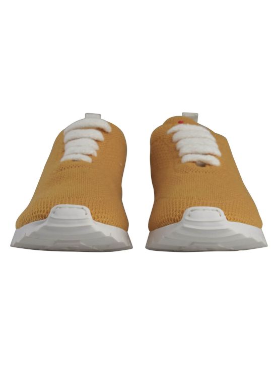 Kiton Kiton Yellow Cashmere Sneakers Fits Yellow 001