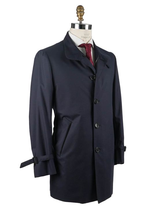 Cesare Attolini Cesare Attolini Blue Cashmere Overcoat Blue 001