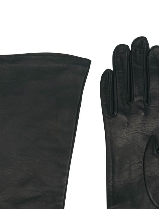Kiton Kiton Green Leather Gloves Green 001