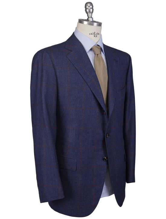 Cesare Attolini Cesare Attolini Blue Wool Silk Linen Blazer Blue 001