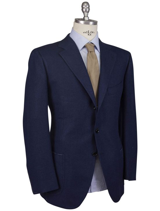 Cesare Attolini Cesare Attolini Blue Wool Silk Cashmere Blazer Blue 001