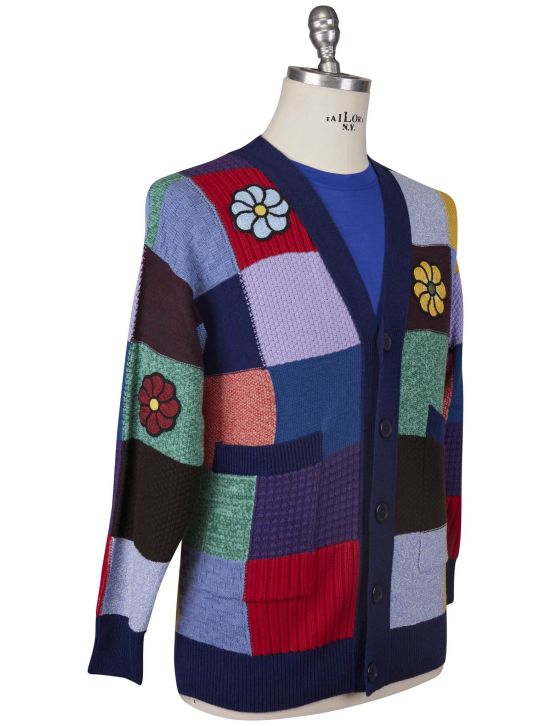 Moncler Moncler Genius JW Andersen Mulicolor Virgin Wool Cashmere Cardigan Multicolor 001