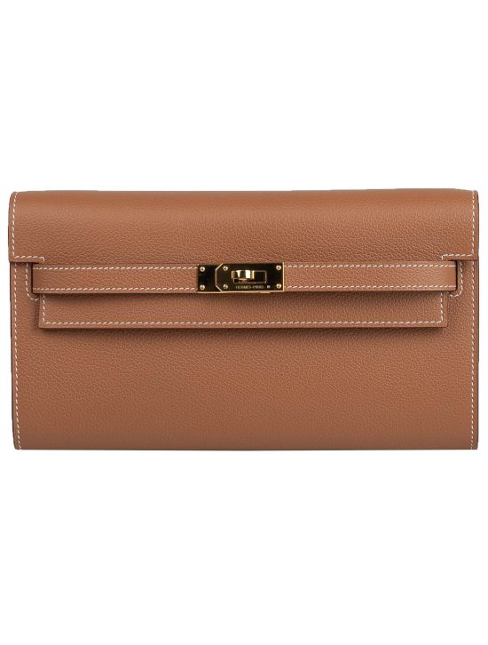 Hermès Hermès Light Brown Leather Bag Kelly To Go Light Brown 000