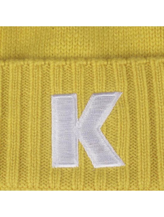 Kiton KITON Yellow Cashmere Beanie Yellow 001