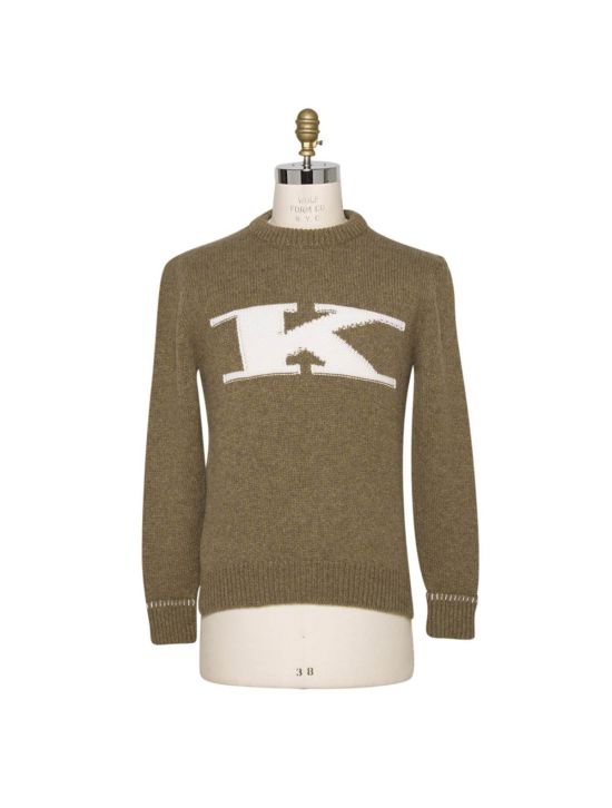 Kiton KITON Light Brown Cashmere Crewneck Sweater Light Brown 000