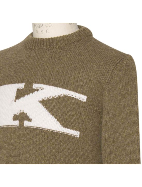 Kiton KITON Light Brown Cashmere Crewneck Sweater Light Brown 001