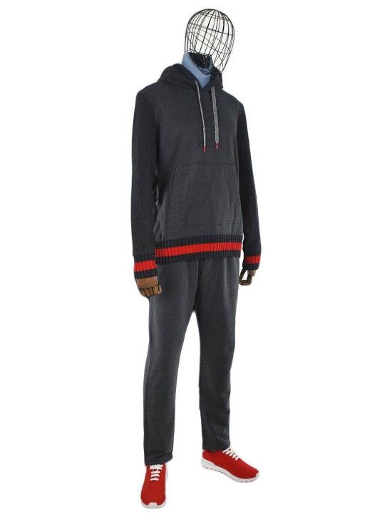 Kiton KITON Gray Cotton Virgin Wool Tracksuit Gray 001