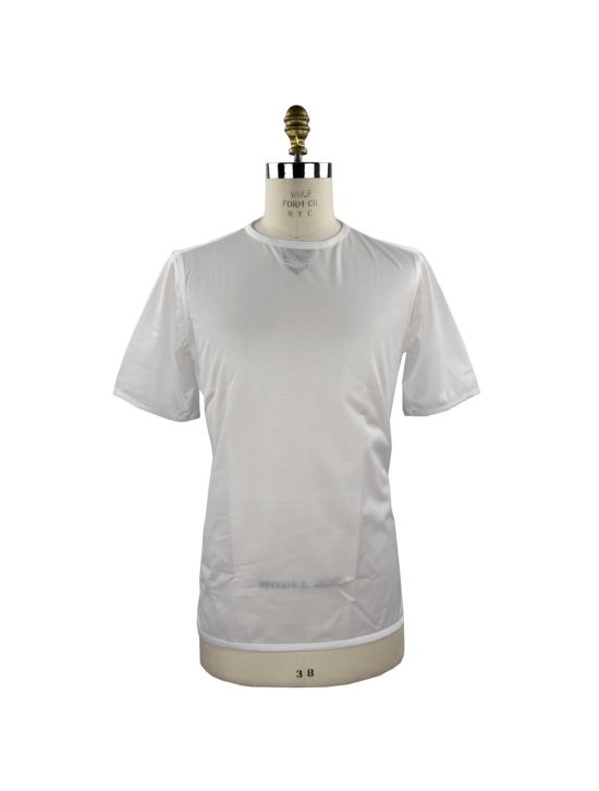 Kiton KITON White Cotton T-shirt White 000