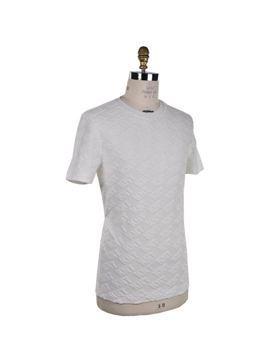 KNT KNT Kiton White Cotton Pa T-Shirt White 001
