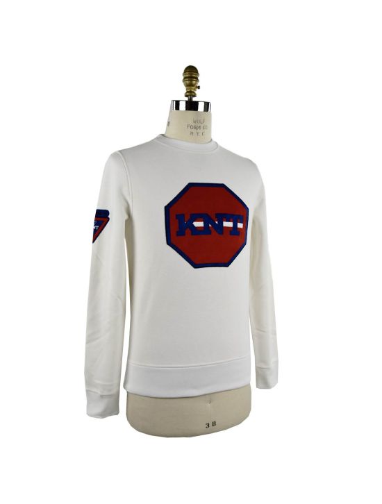 KNT KNT KITON White Cotton Crewneck Sweater White 001