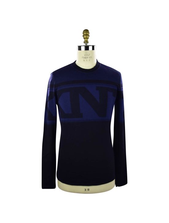 KNT KNT KITON Cashmere Wool Blue Crewneck Sweater Blue 000