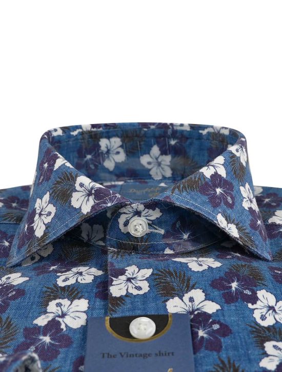 Barba Napoli Barba Napoli Multicolor Linen Shirt Multicolor 001